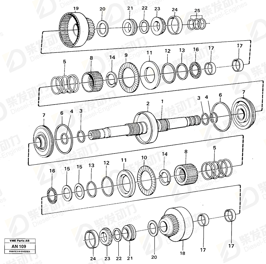 VOLVO Steel disc 4720762 Drawing