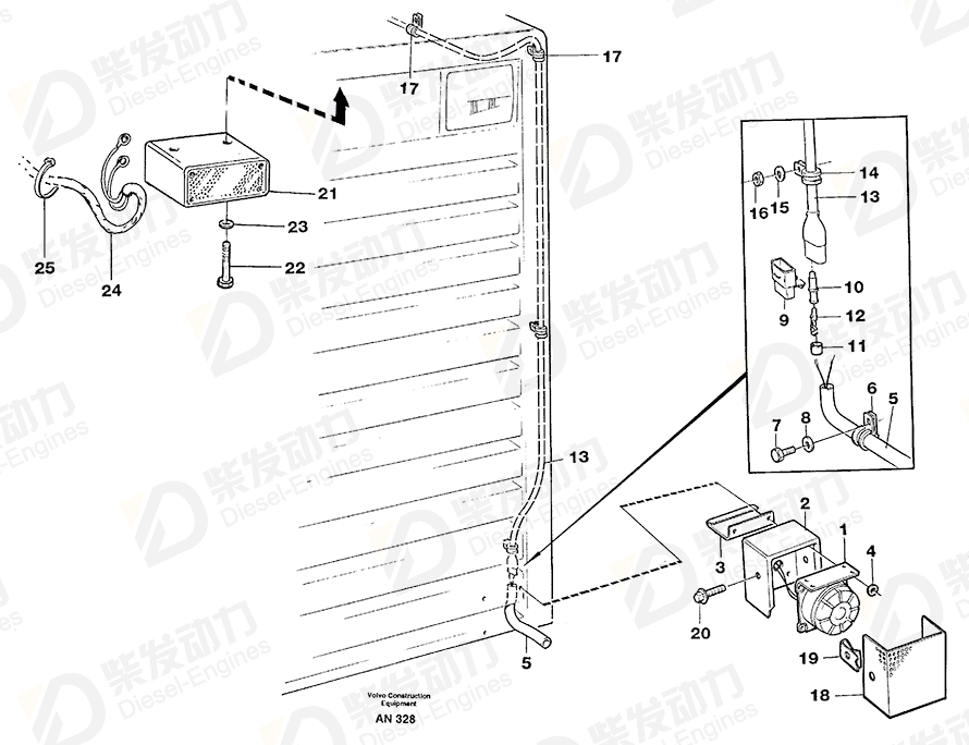 VOLVO Nut 191391 Drawing