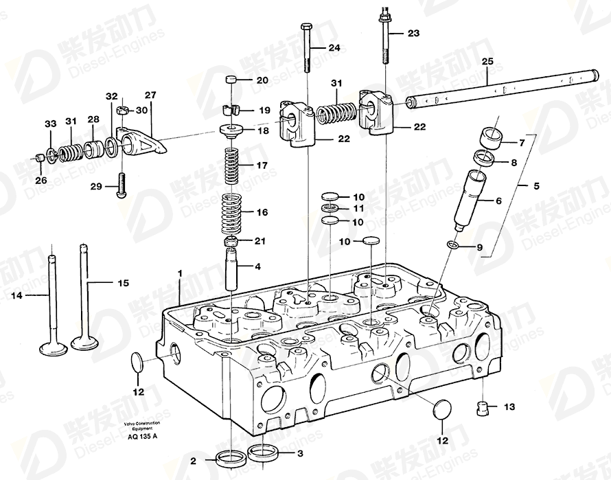 VOLVO Valve seat, intake 477658 Drawing