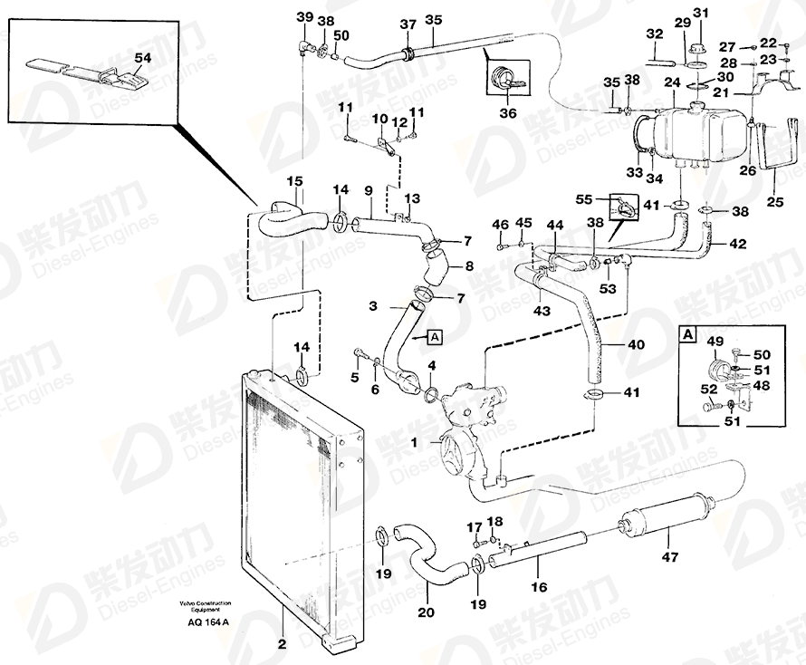 VOLVO Tensioning band 11075152 Drawing