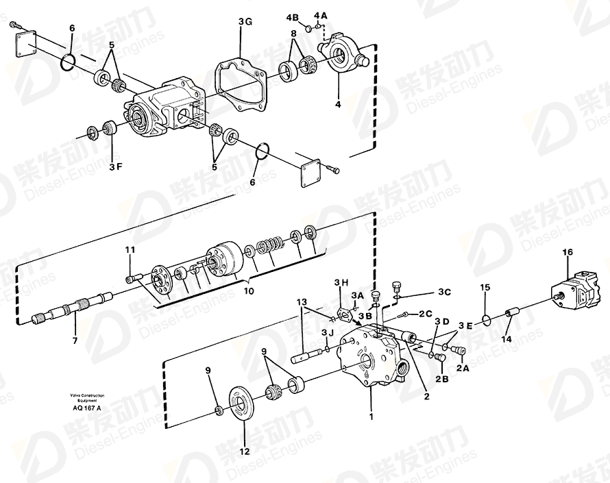 VOLVO O-ring 11996450 Drawing