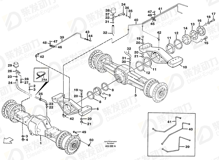 VOLVO Protecting bushing 13961963 Drawing