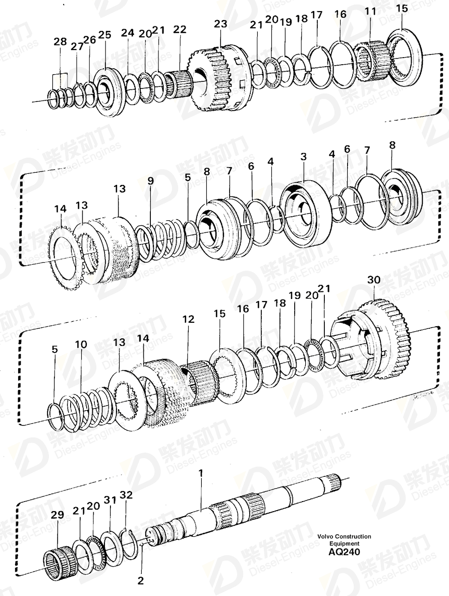 VOLVO Partition wall 11037056 Drawing