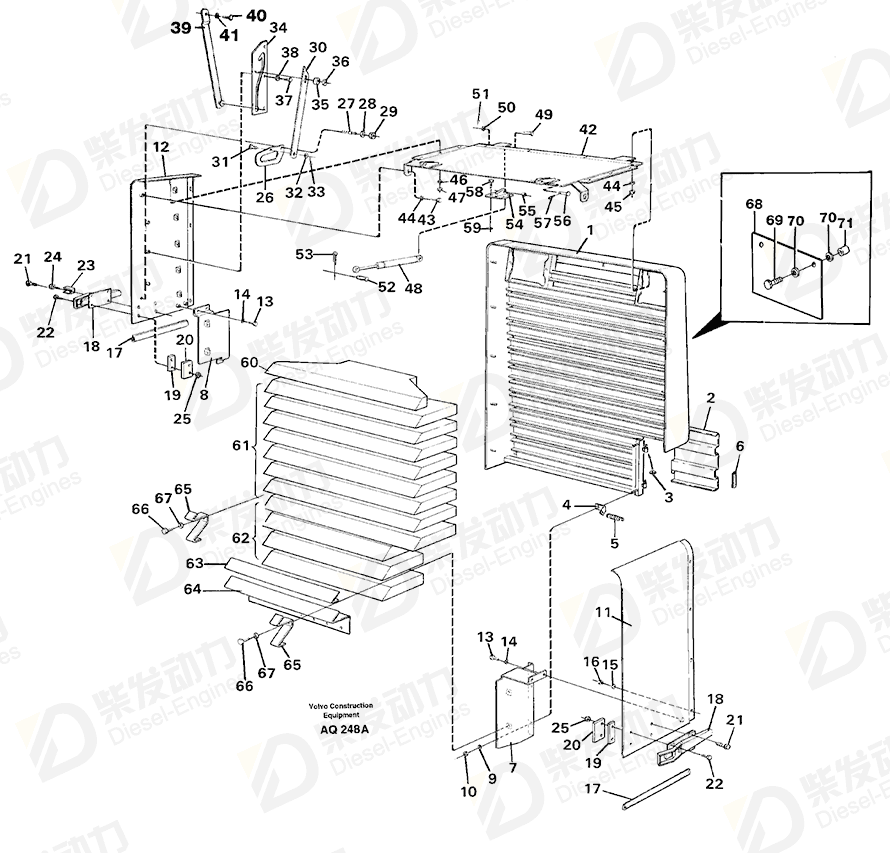 VOLVO Cross recessed screw 956098 Drawing VOLVO Cross recessed screw 956098 Drawing