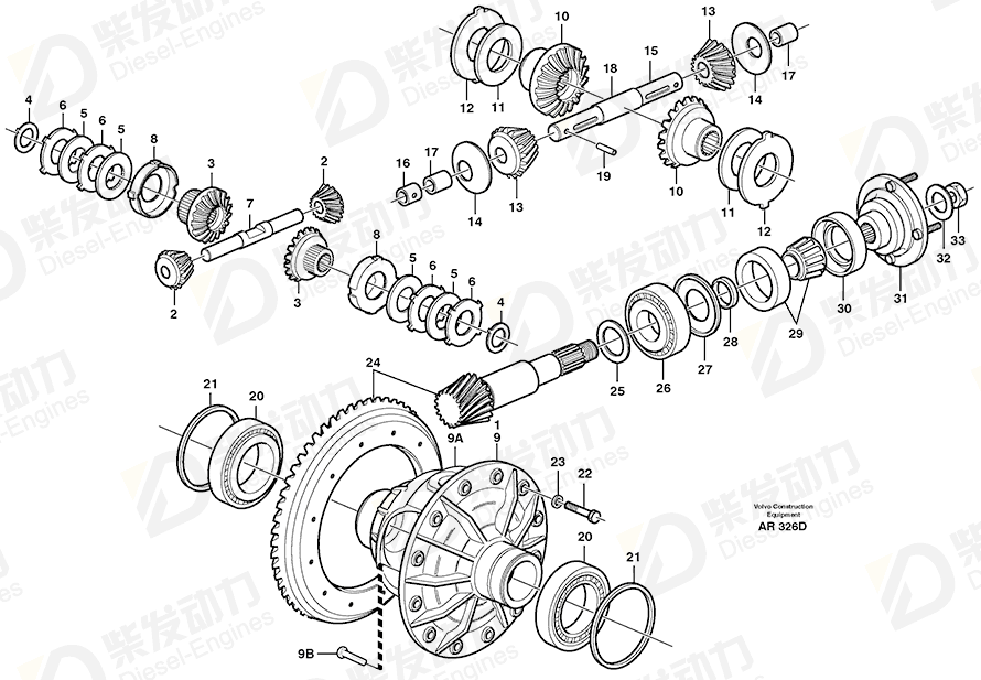 VOLVO Hexagon screw 968273 Drawing