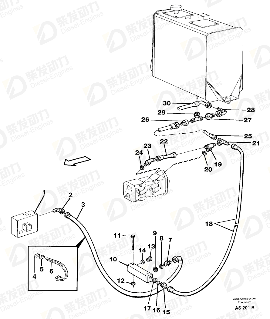 VOLVO Nipple 4785903 Drawing