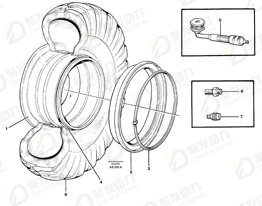 VOLVO Cap 4789869 Drawing