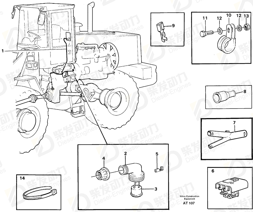 VOLVO Manifold 4803733 Drawing