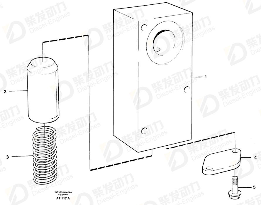 VOLVO Safety valve 11036775 Drawing VOLVO Safety valve 11036775 Drawing