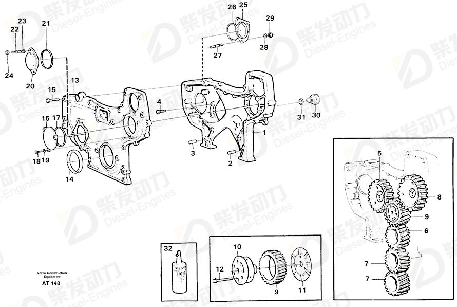 VOLVO Flange screw 471554 Drawing