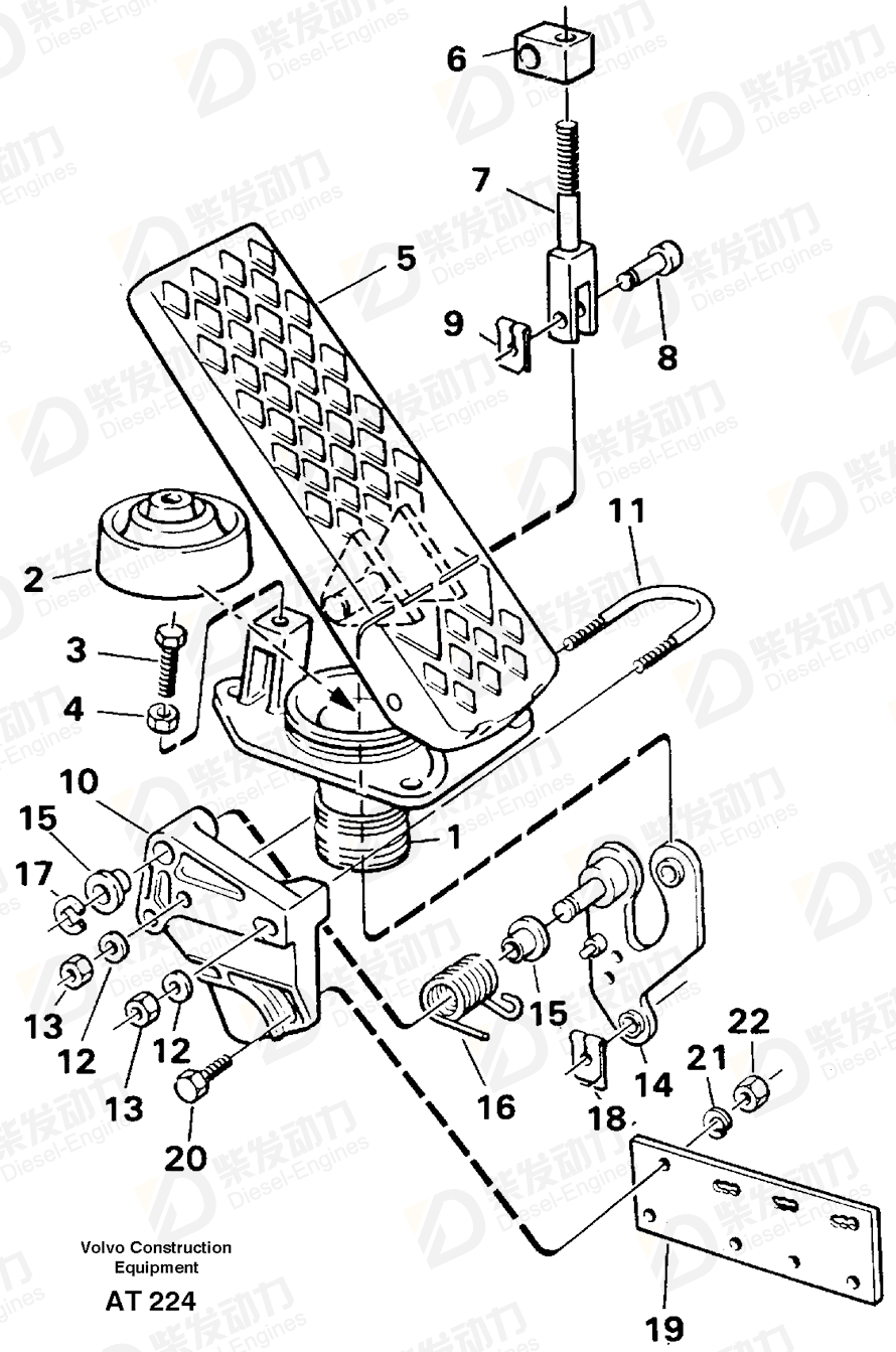 VOLVO Bracket 11991544 Drawing