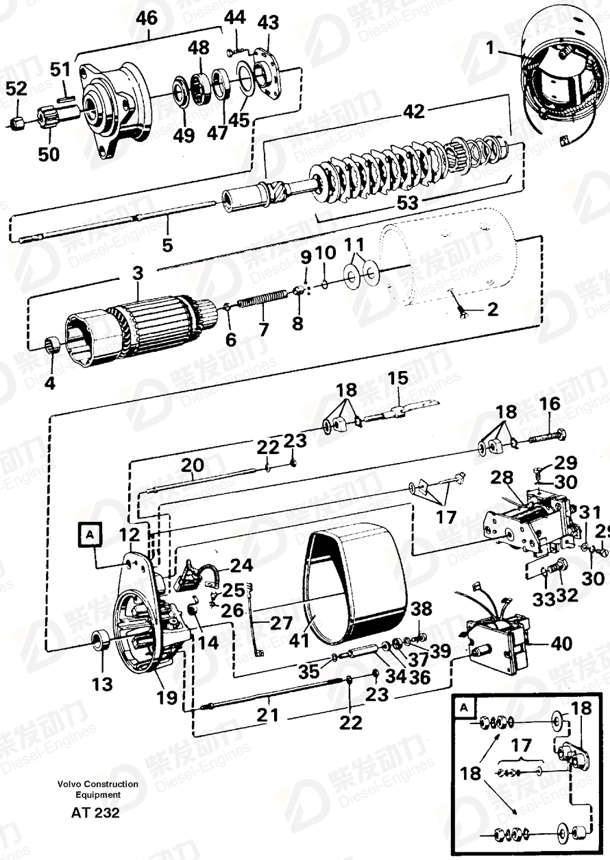 VOLVO Washer 241099 Drawing