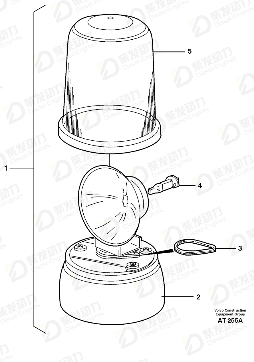 VOLVO Lens 11994483 Drawing