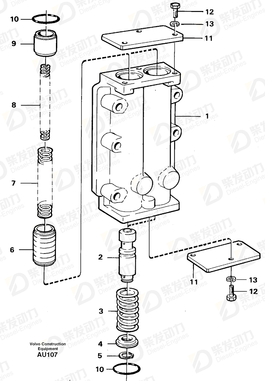 VOLVO Spring 4720783 Drawing