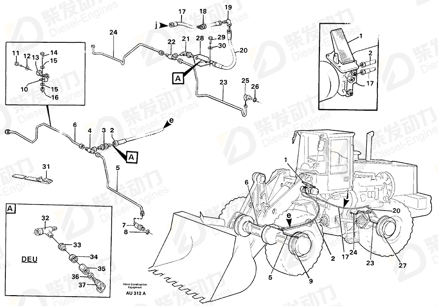 VOLVO Nipple 4880277 Drawing