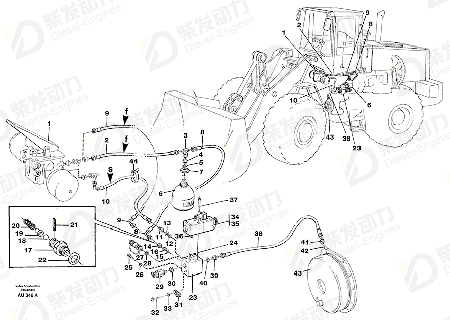 VOLVO O-ring 11704103 Drawing