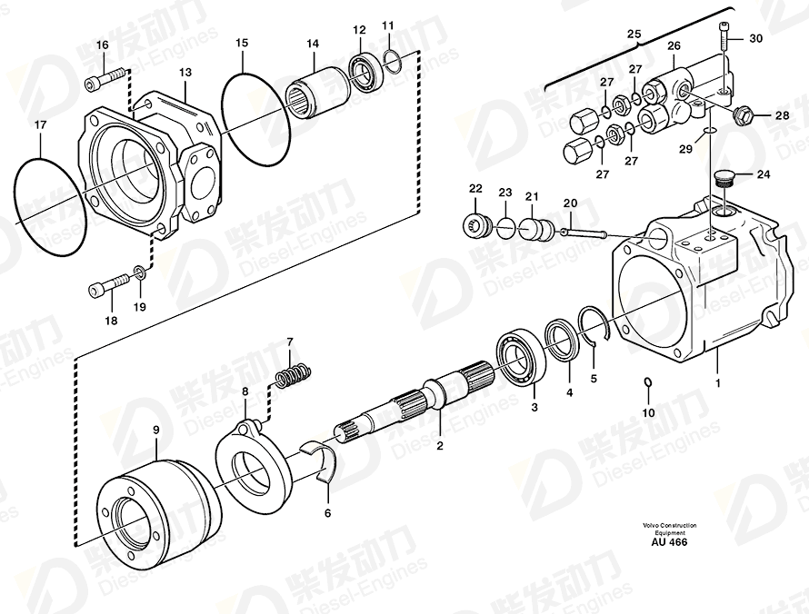 VOLVO Plug 11992823 Drawing