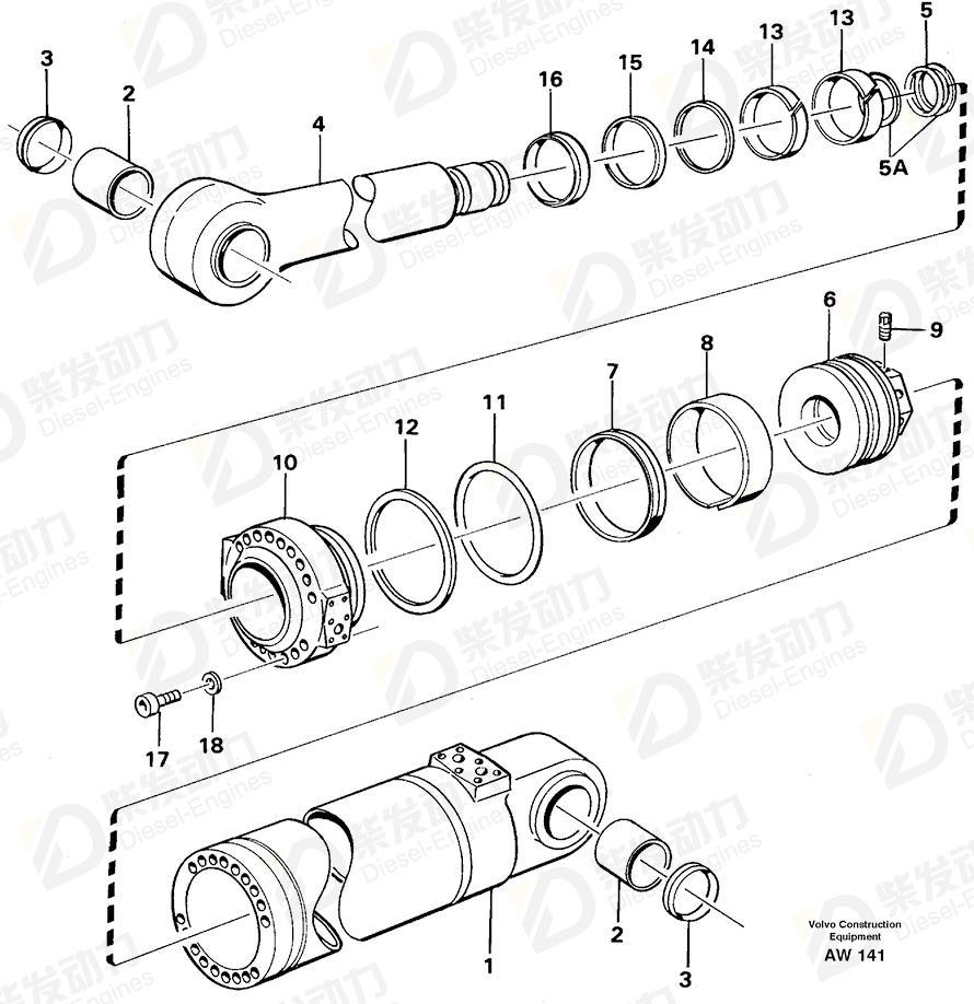 VOLVO O-ring 13960233 Drawing