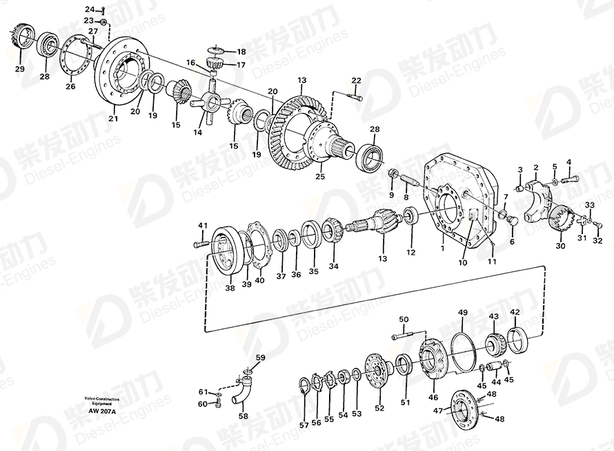 VOLVO Nut 13946301 Drawing