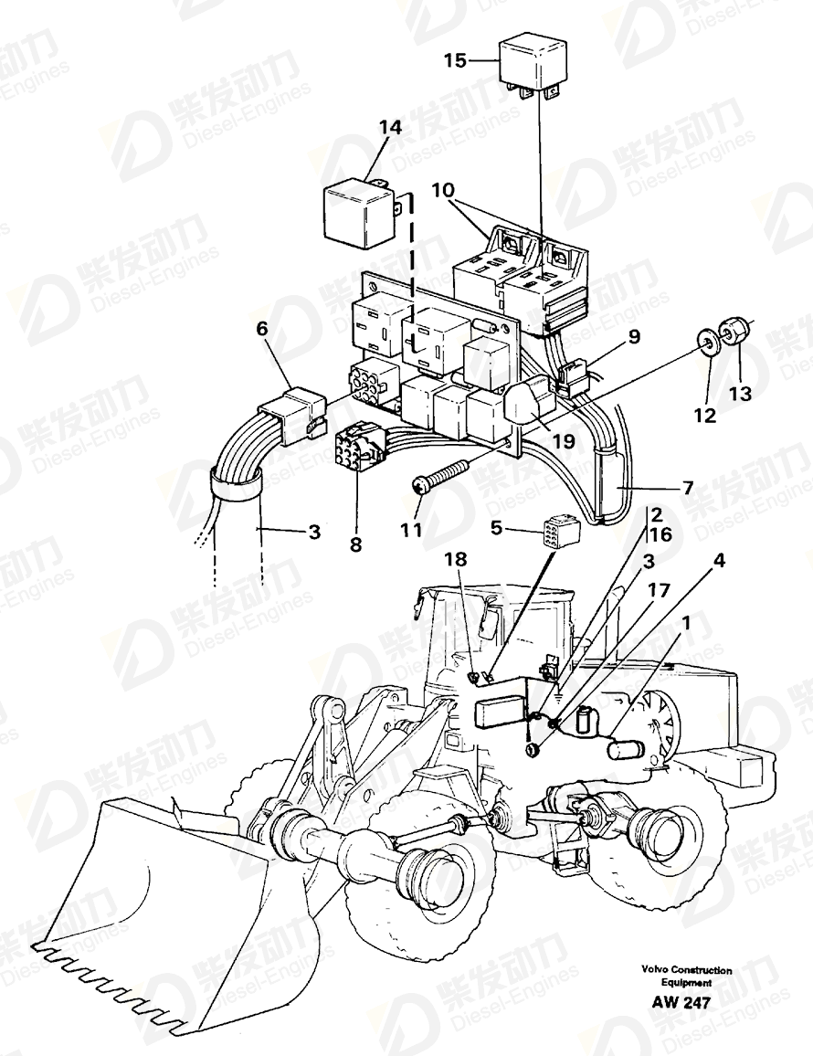 VOLVO Cable terminal 949490 Drawing VOLVO Cable terminal 949490 Drawing