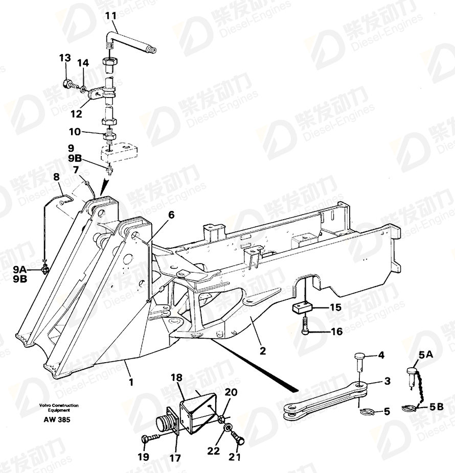 VOLVO Pin 11051242 Drawing