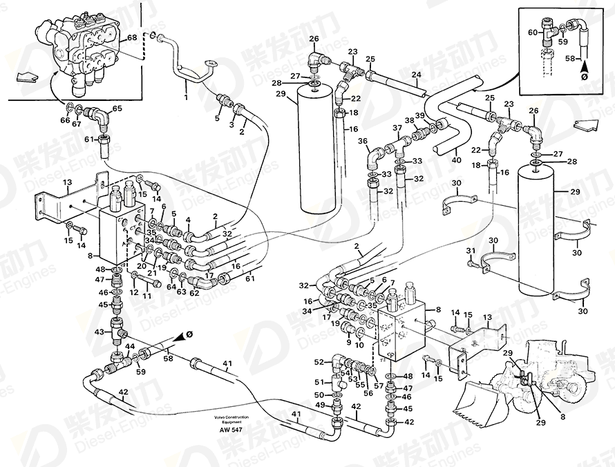 VOLVO Fitting 4881521 Drawing