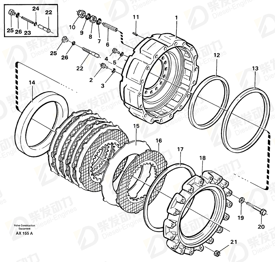 VOLVO O-ring 13804269 Drawing