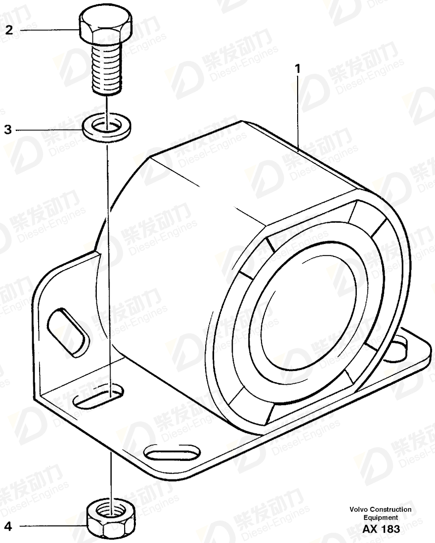 VOLVO Reversing warning unit 11079550 Drawing VOLVO Reversing warning unit 11079550 Drawing