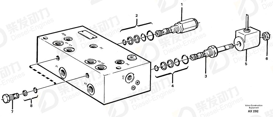 VOLVO Nut 11701043 Drawing