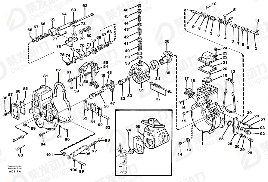 VOLVO Washer 243087 Drawing