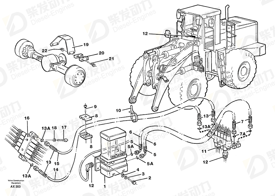 VOLVO Flange screw 946473 Drawing