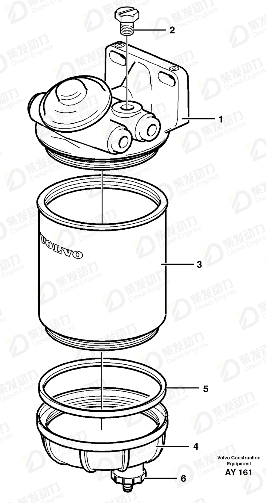 VOLVO Sealing 11704242 Drawing