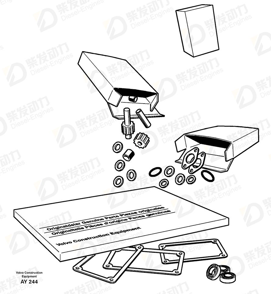 VOLVO Overhaul kit 11999354 Drawing VOLVO Overhaul kit 11999354 Drawing