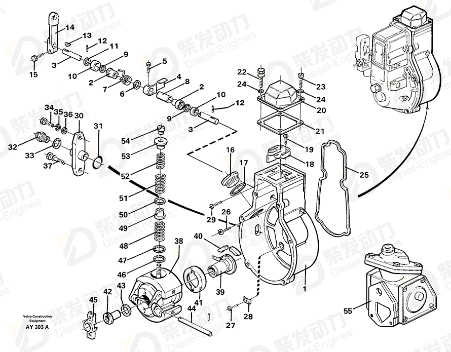 VOLVO Adjusting washer 244764 Drawing VOLVO Adjusting washer 244764 Drawing