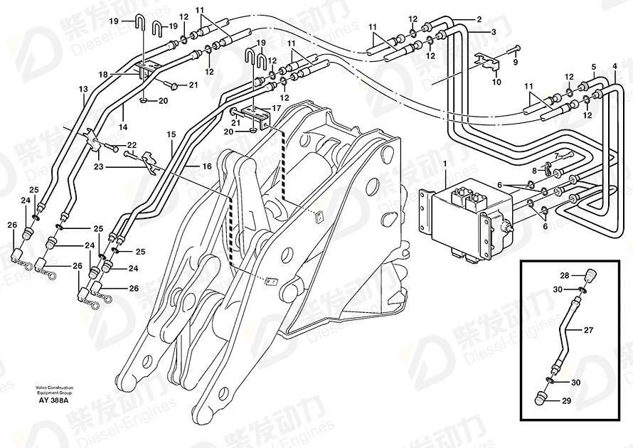 VOLVO Flange half 935312 Drawing VOLVO Flange half 935312 Drawing