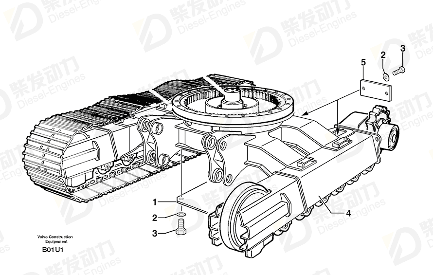 VOLVO Chassis 3811660 Drawing