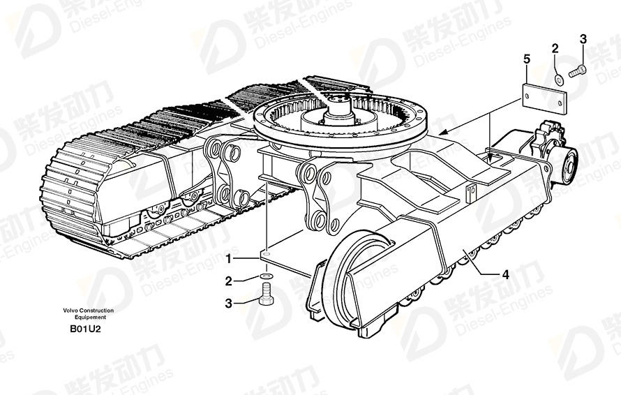 VOLVO Apron 5040482 Drawing