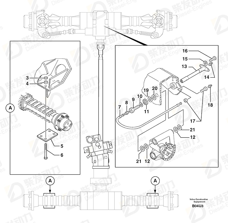 VOLVO Union 4750005 Drawing
