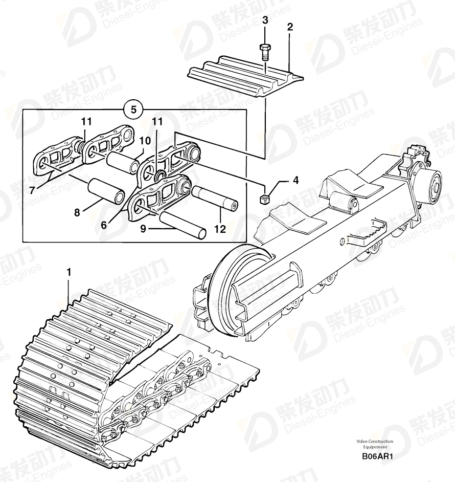 VOLVO Spacer 7411513 Drawing