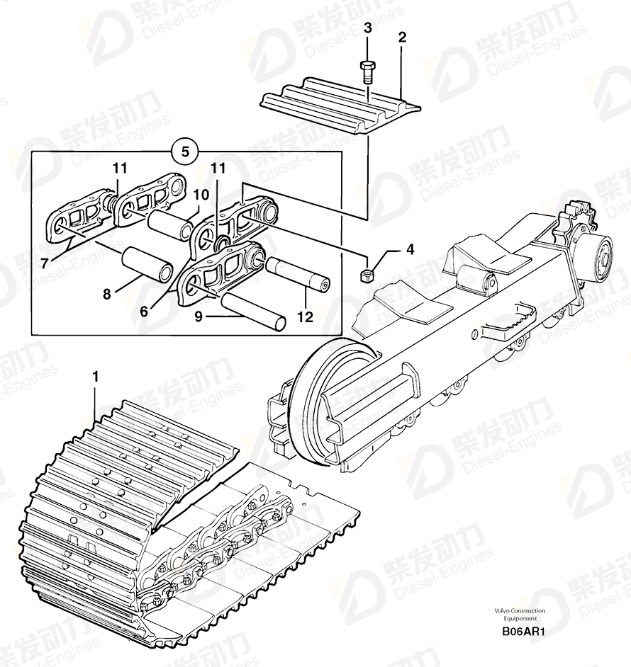 VOLVO Nut 7411514 Drawing