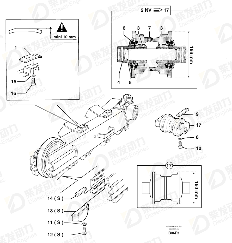 VOLVO Screw 4380075 Drawing