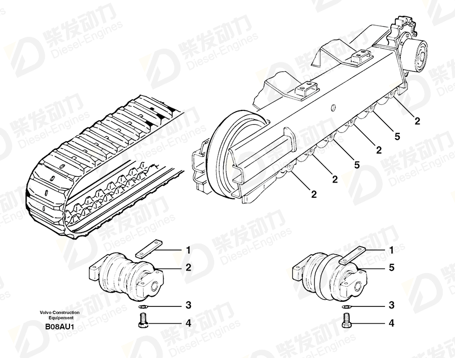 VOLVO Roller 5231031 Drawing