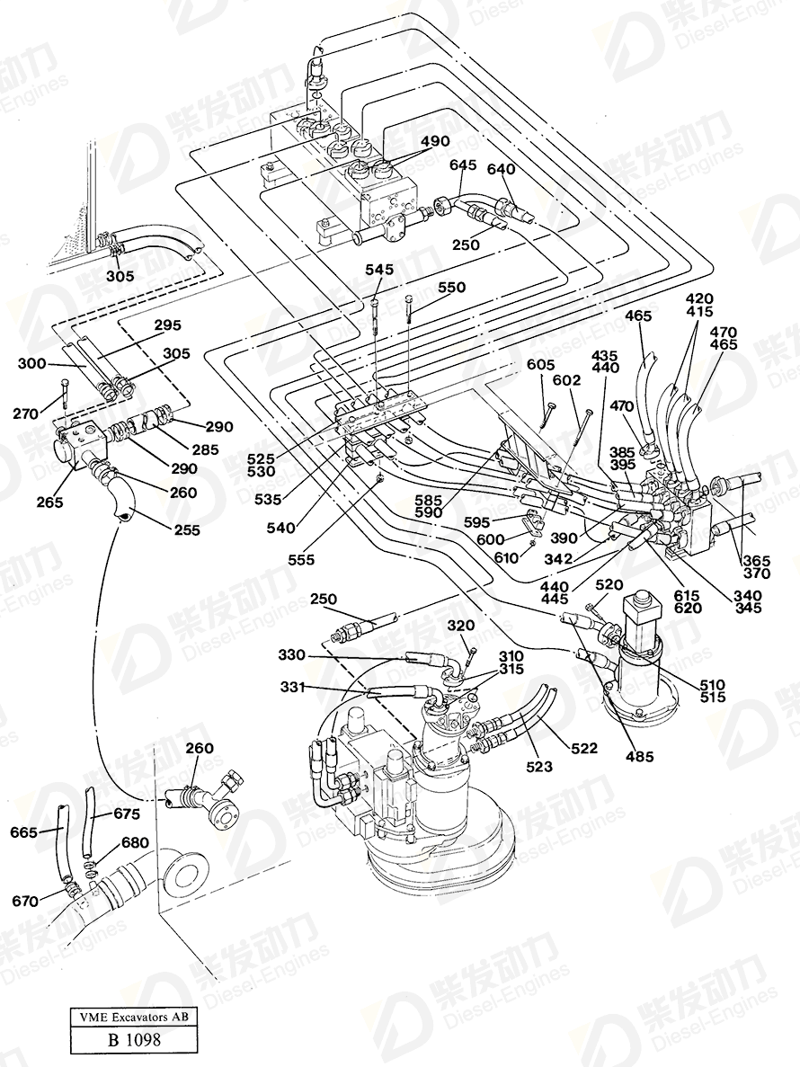 VOLVO Hose clamp 943480 Drawing VOLVO Hose clamp 943480 Drawing