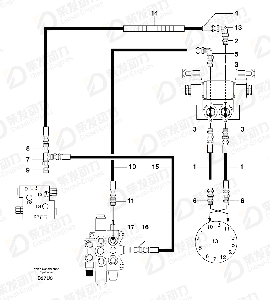 VOLVO Tee 4720002 Drawing