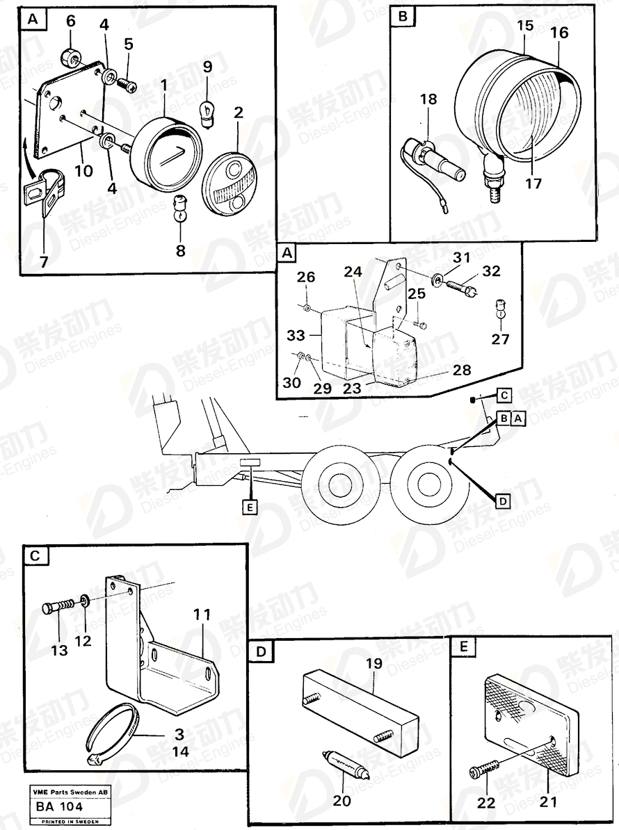 VOLVO Flange screw 13949773 Drawing