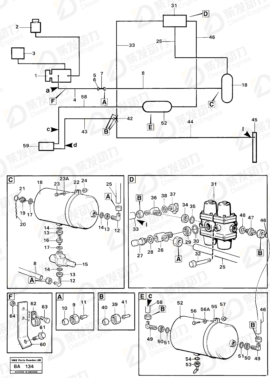 VOLVO T-nipple 327070 Drawing