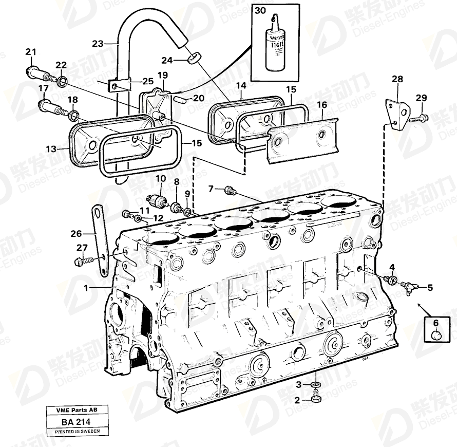 VOLVO Plug 479976 Drawing