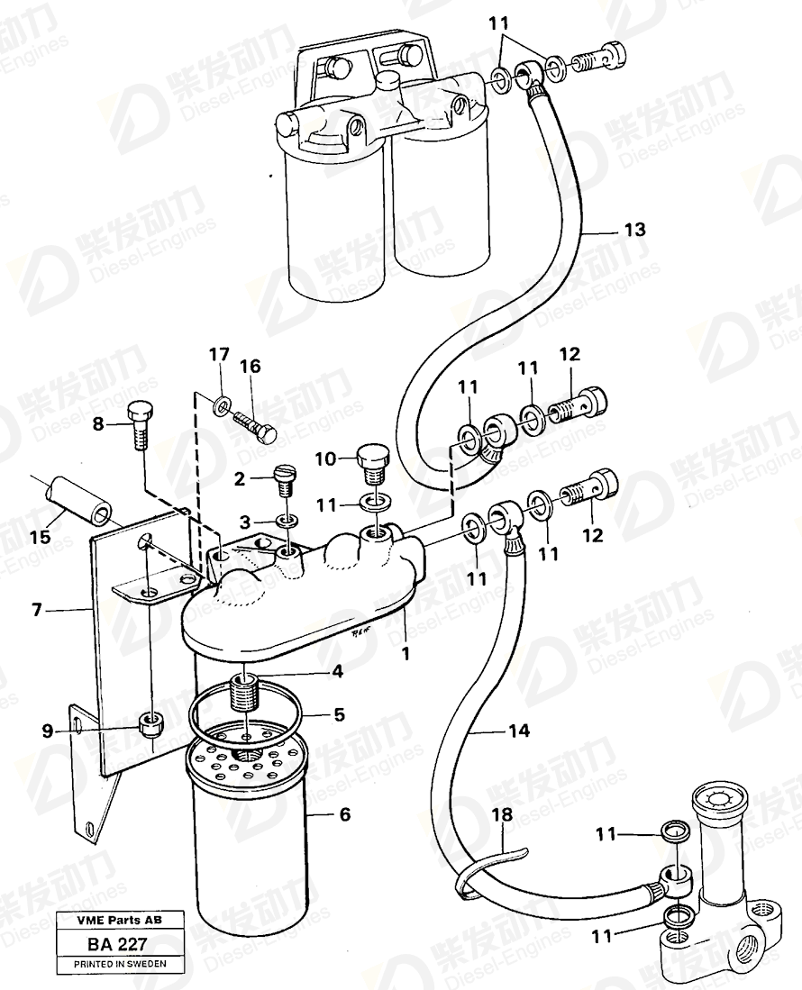 VOLVO Hexagon screw 13970965 Drawing VOLVO Hexagon screw 13970965 Drawing