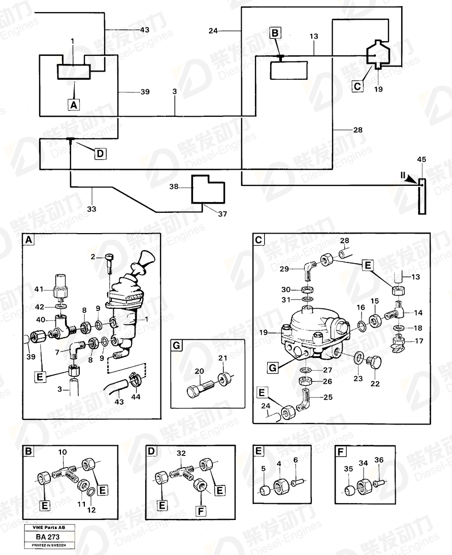 VOLVO Nipple 13946112 Drawing