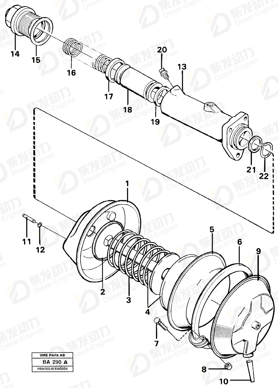 VOLVO Guide 6211357 Drawing